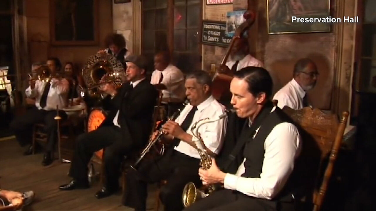 Jazz band at the Preservation Hall
